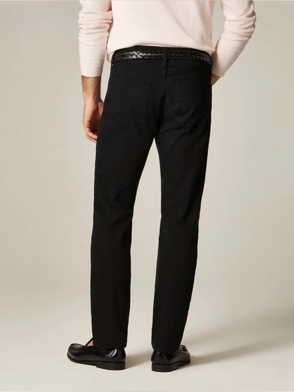 NWT J. Crew 770™ Straight-fit Bergen Five-Pocket Pant Black